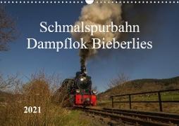 Schmalspurbahn Dampflok Bieberlies (Wandkalender 2021 DIN A3 quer)