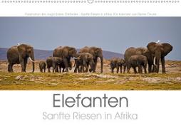 Elefanten - Sanfte Riesen in Afrika (Wandkalender 2021 DIN A2 quer)