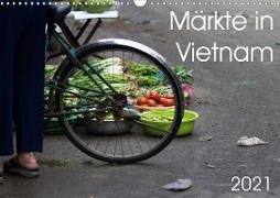 Märkte in Vietnam (Wandkalender 2021 DIN A3 quer)