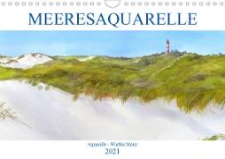 MEERESAQUARELLE (Wandkalender 2021 DIN A4 quer)