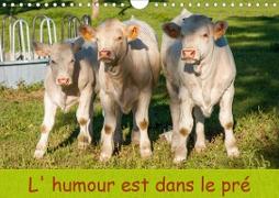 L'humour est dans le pré (Calendrier mural 2021 DIN A4 horizontal)