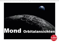 Mond Orbitalansichten (Wandkalender 2021 DIN A3 quer)