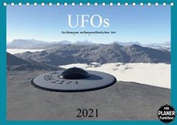 UFOs - Sichtungen außergewöhnlicher Art (Tischkalender 2021 DIN A5 quer)