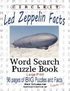 Circle It, Led Zeppelin Facts, Word Search, Puzzle Book