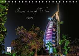 Impressions of Dubai 2021 (Tischkalender 2021 DIN A5 quer)
