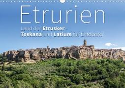 Etrurien: Land der Etrusker - Toskana und Latium für Entdecker (Wandkalender 2021 DIN A3 quer)