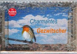 Charmantes Gezwitscher (Tischkalender 2021 DIN A5 quer)