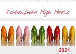 Farbenfrohe High Heels (Wandkalender 2021 DIN A3 quer)
