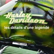 Harley Davidson - les détails d'une légende (Calendrier mural 2021 300 × 300 mm Square)