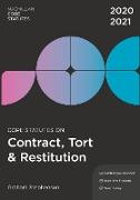 Core Statutes on Contract, Tort & Restitution 2020-21