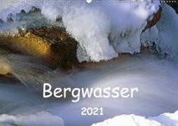 Bergwasser (Wandkalender 2021 DIN A2 quer)