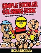 Simple Toddler Coloring Book (Gingerbread men 2)