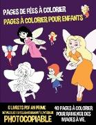 Pages de fées à colorier (Pages à colorier pour enfants)