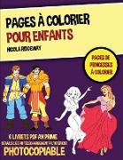 Pages de princesses à colorier (Pages à colorier pour enfants)