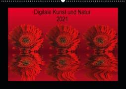 Digitale Kunst und Natur (Wandkalender 2021 DIN A2 quer)