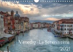 Venedig - La Serenissima 2021 (Wandkalender 2021 DIN A4 quer)