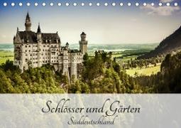 Schlösser und Gärten Süddeutschland (Tischkalender 2021 DIN A5 quer)