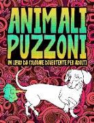 Animali Puzzoni: Un Libro Da Colorare Divertente Per Adulti
