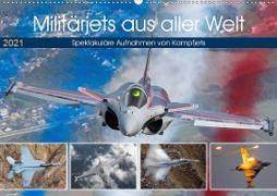 Militärjets aus aller Welt (Wandkalender 2021 DIN A2 quer)