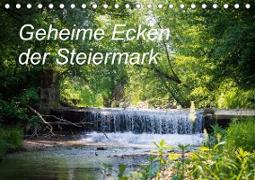 Geheime Ecken der Steiermark (Tischkalender 2021 DIN A5 quer)