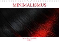 Minimalismus - Spuren - Zeit - Augenblicke (Wandkalender 2021 DIN A4 quer)