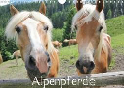 Alpenpferde (Wandkalender 2021 DIN A4 quer)