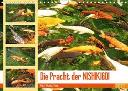 Die Pracht der NISHIKIGOI - Koi Karpfen (Wandkalender 2021 DIN A4 quer)