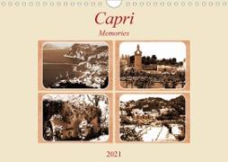 Capri Memories (Wall Calendar 2021 DIN A4 Landscape)