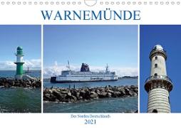 WARNEMÜNDE Der Norden Deutschlands (Wandkalender 2021 DIN A4 quer)