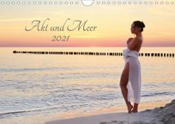 Akt und Meer (Wandkalender 2021 DIN A4 quer)