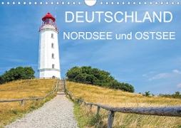 Deutschland- Nordsee und Ostsee (Wandkalender 2021 DIN A4 quer)