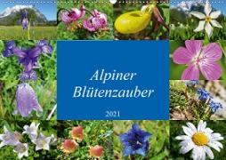 Alpiner Blütenzauber (Wandkalender 2021 DIN A2 quer)