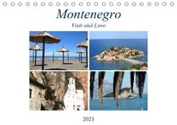 Montenegro - Visit and Love (Tischkalender 2021 DIN A5 quer)