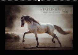 Die Faszinierende Welt der Pferde (Wandkalender 2021 DIN A2 quer)