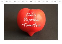 Chilis Paprika Tomaten (Tischkalender 2021 DIN A5 quer)