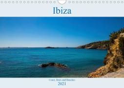 Ibiza, Coast, Bays and Beaches (Wall Calendar 2021 DIN A4 Landscape)