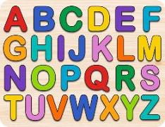 Letters Kids' Wooden Puzzle (26-Piece Set)