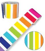 Twinkle Twinkle You're a Star! Vertical Rainbow Stripes Rolled Straight Borders