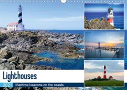 Lighthouses (Wall Calendar 2021 DIN A3 Landscape)