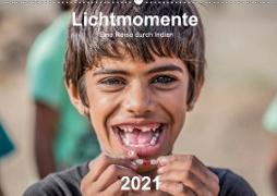 Lichtmomente - Eine Reise durch Indien (Wandkalender 2021 DIN A2 quer)