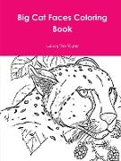 Big Cat Faces Coloring Book