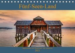 Fünf-Seen-Land (Tischkalender 2021 DIN A5 quer)