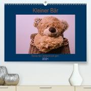 Kleiner Bär versteckt sich gern.AT-Version (Premium, hochwertiger DIN A2 Wandkalender 2021, Kunstdruck in Hochglanz)