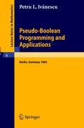 Pseudo-Boolean Programming and Applications