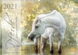Pferde - Anmut, Eleganz, Magie (Wandkalender 2021 DIN A2 quer)