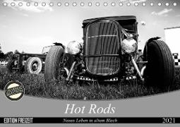 Hot Rods - Neues Leben in altem Blech (Tischkalender 2021 DIN A5 quer)