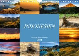 Indonesien - Inselparadies Flores & Komodo (Wandkalender 2021 DIN A4 quer)
