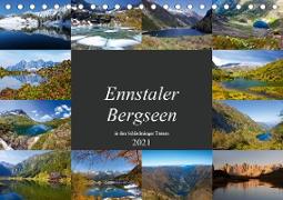 Ennstaler Bergseen in den Schladminger Tauern (Tischkalender 2021 DIN A5 quer)