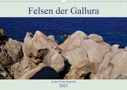 Felsen der Gallura an der Costa Smeralda (Wandkalender 2021 DIN A3 quer)