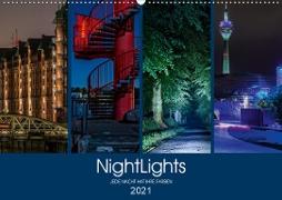 NightLights (Wandkalender 2021 DIN A2 quer)